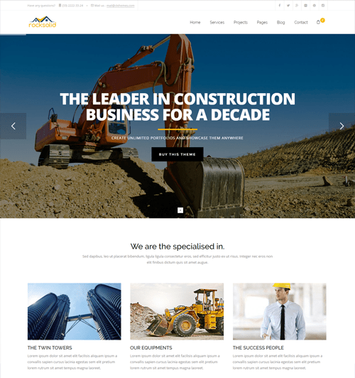 rocksolid construction template